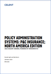 Celent Analyst Report - Policy