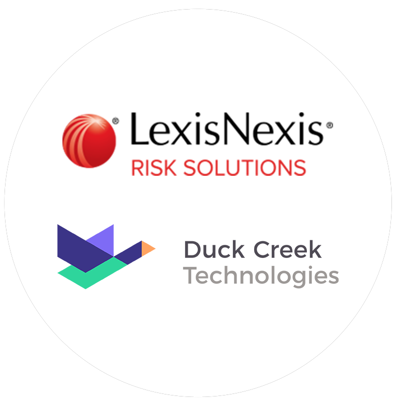 LexisNexis and Duck Creek Logo